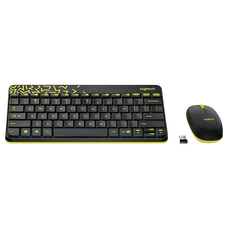 مجموعة لوحة مفاتيح وفأرة لاسلكية Logitech MK240 Nano