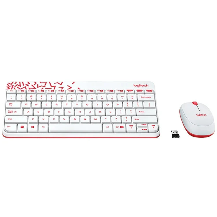 مجموعة لوحة مفاتيح وفأرة لاسلكية Logitech MK240 Nano