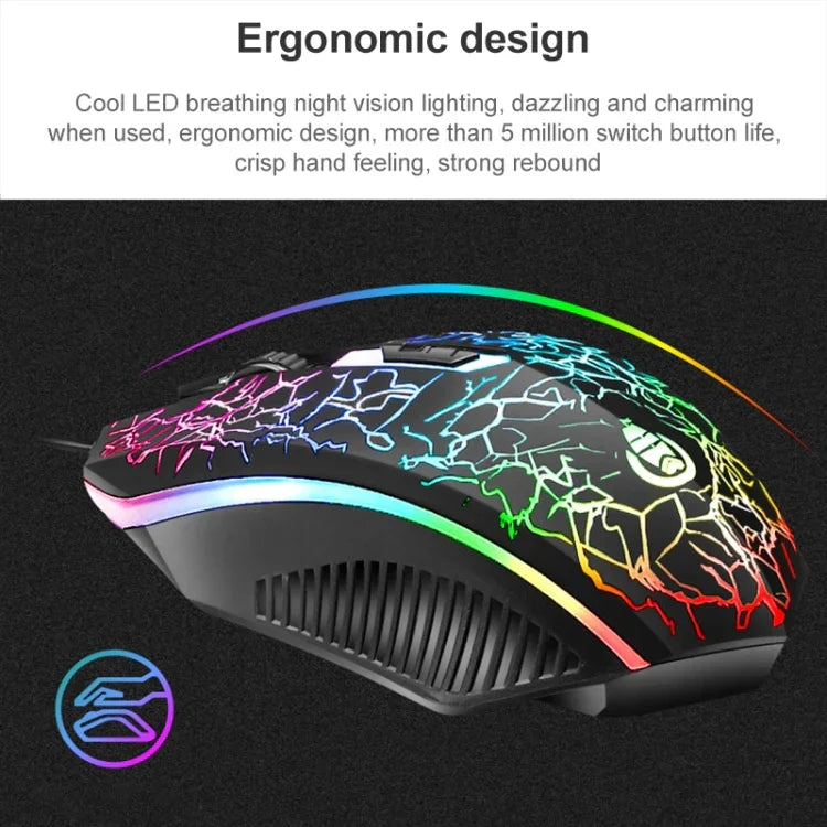 مجموعة لوحة مفاتيح وفأرة ألعاب سلكية SHIPADOO D620 بإضاءة RGB خلفية مكسورة اللون مع 104 مفتاح للحاسوب المحمول والكمبيوتر