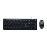 مجموعة لوحة مفاتيح وفأرة سلكية Logitech MK200