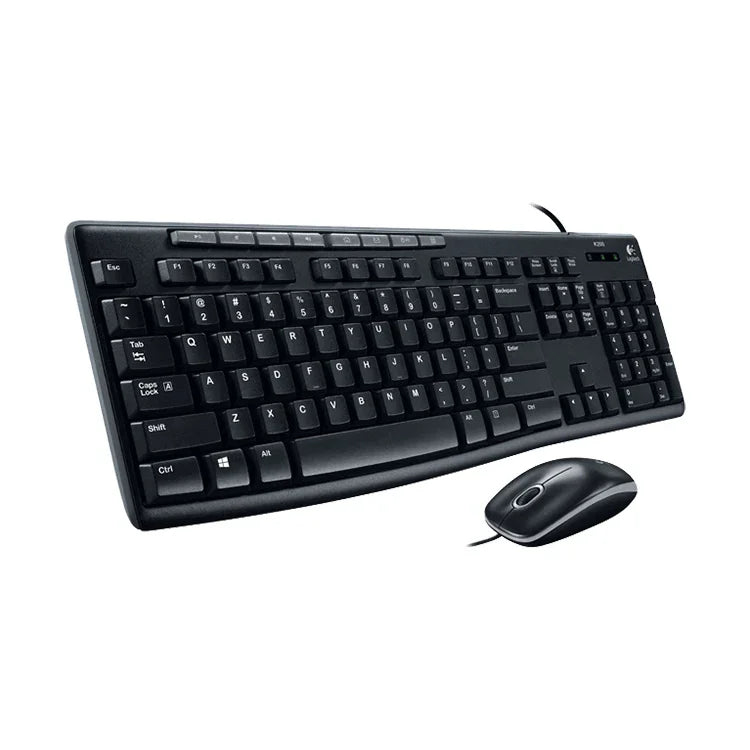 مجموعة لوحة مفاتيح وفأرة سلكية Logitech MK200