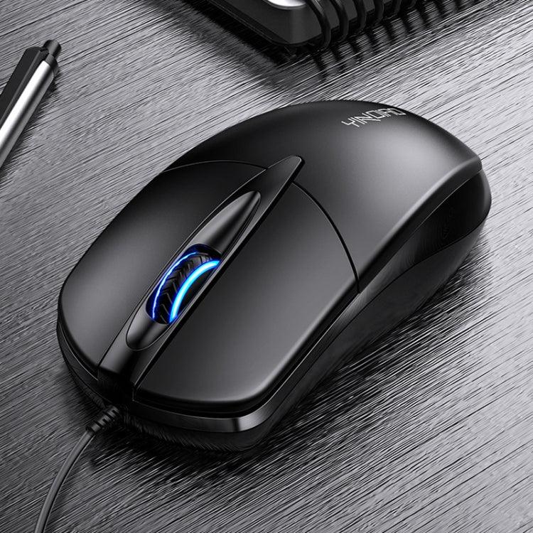 YINDIAO G2 ماوس أعمال سلكي بإضاءة RGB و3 أزرار بدقة 1000 DPI