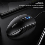YINDIAO G2 ماوس أعمال سلكي بإضاءة RGB و3 أزرار بدقة 1000 DPI