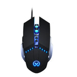 GM20 ماوس ألعاب سلكي بإضاءة RGB قابلة للتعديل بدقة 3200 DPI و7 أزرار، GM20 أسود، GM20 أبيض