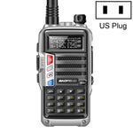 جهاز اتصال لاسلكي محمول Baofeng BF-UV5R Plus S9 FM، قابس أمريكي، أسود، أحمر، فضي