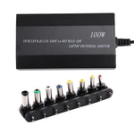 Laptop Notebook Power 100W Universal Charger with Car Charger & AC Power Adapter & 8 Power Adapters & 1 USB Port for Samsung, Sony, Asus, Acer, IBM, HP, DELL,US Plug, US Plug