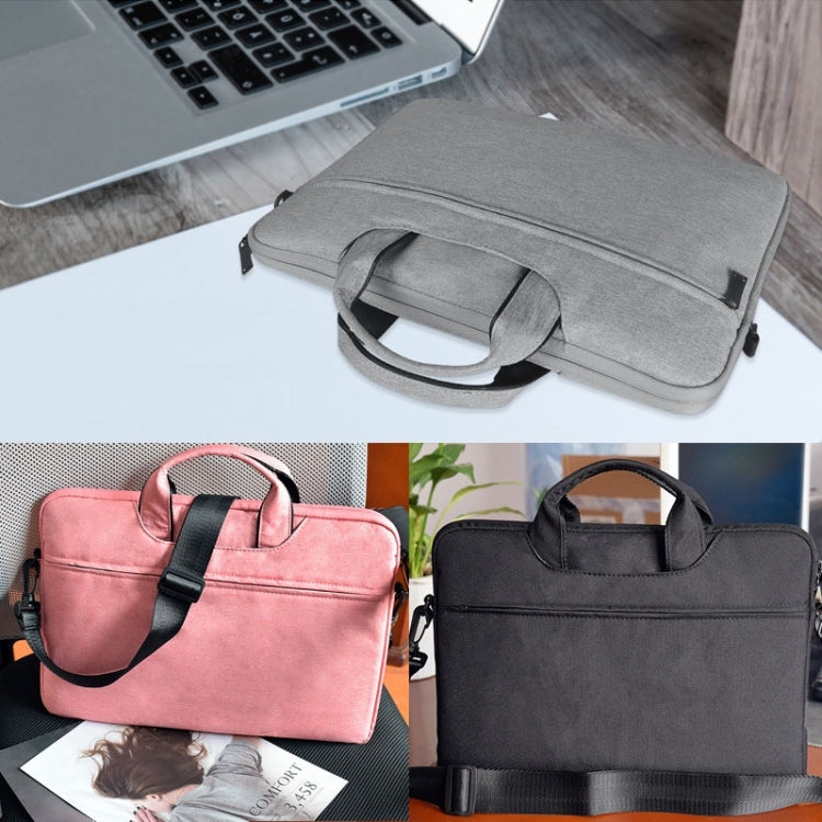 ST01S Waterproof Oxford Cloth Hidden Portable Strap One-shoulder Handbag for 14.1 inch Laptops, ST01S 14.1 inch Navy Blue, ST01S 14.1 inch Black, ST01S 14.1 inch Pink, ST01S 14.1 inch Light Grey, ST01S 14.1 inch Dark Gray