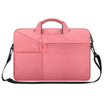 ST02S Waterproof Tear Resistance Hidden Portable Strap One-shoulder Handbag for 14.1 inch Laptops, with Suitcase Belt, ST02S 14.1 inch Navy Blue, ST02S 14.1 inch Black, ST02S 14.1 inch Dark Gray, ST02S 14.1 inch Pink, ST02S 14.1 inch Light Grey