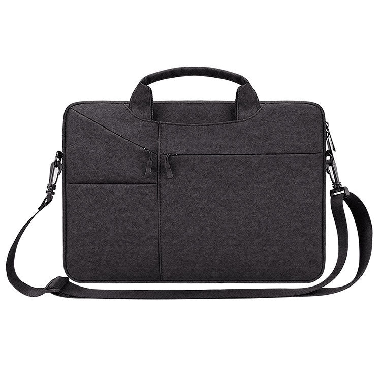 ST02S Waterproof Tear Resistance Hidden Portable Strap One-shoulder Handbag for 15.6 inch Laptops, with Suitcase Belt, ST02S 15.6 inch Navy Blue, ST02S 15.6 inch Black, ST02S 15.6 inch Dark Gray, ST02S 15.6 inch Pink, ST02S 15.6 inch Light Grey