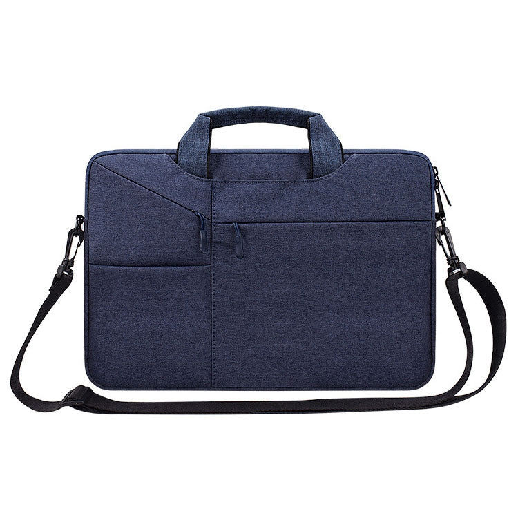 ST02S Waterproof Tear Resistance Hidden Portable Strap One-shoulder Handbag for 15.6 inch Laptops, with Suitcase Belt, ST02S 15.6 inch Navy Blue, ST02S 15.6 inch Black, ST02S 15.6 inch Dark Gray, ST02S 15.6 inch Pink, ST02S 15.6 inch Light Grey