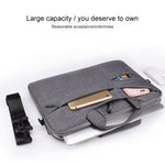 ST02S Waterproof Tear Resistance Hidden Portable Strap One-shoulder Handbag for 15.6 inch Laptops, with Suitcase Belt, ST02S 15.6 inch Navy Blue, ST02S 15.6 inch Black, ST02S 15.6 inch Dark Gray, ST02S 15.6 inch Pink, ST02S 15.6 inch Light Grey