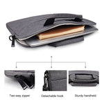 ST02S Waterproof Tear Resistance Hidden Portable Strap One-shoulder Handbag for 15.6 inch Laptops, with Suitcase Belt, ST02S 15.6 inch Navy Blue, ST02S 15.6 inch Black, ST02S 15.6 inch Dark Gray, ST02S 15.6 inch Pink, ST02S 15.6 inch Light Grey