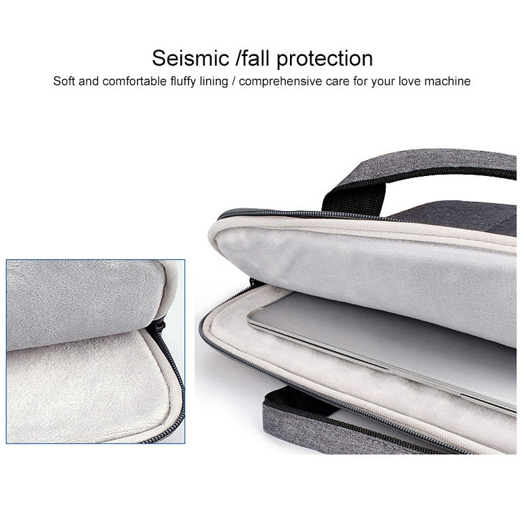 ST02S Waterproof Tear Resistance Hidden Portable Strap One-shoulder Handbag for 15.6 inch Laptops, with Suitcase Belt, ST02S 15.6 inch Navy Blue, ST02S 15.6 inch Black, ST02S 15.6 inch Dark Gray, ST02S 15.6 inch Pink, ST02S 15.6 inch Light Grey