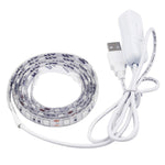 مقاوم للماء IP65 من الإيبوكسي مع 30 LED 5050 SMD وكابل مفتاح ممتد بطول 1 متر، العرض: 10 مم