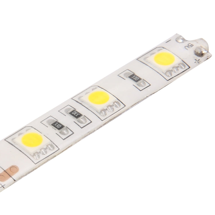 مقاوم للماء IP65 من الإيبوكسي مع 30 LED 5050 SMD وكابل مفتاح ممتد بطول 1 متر، العرض: 10 مم