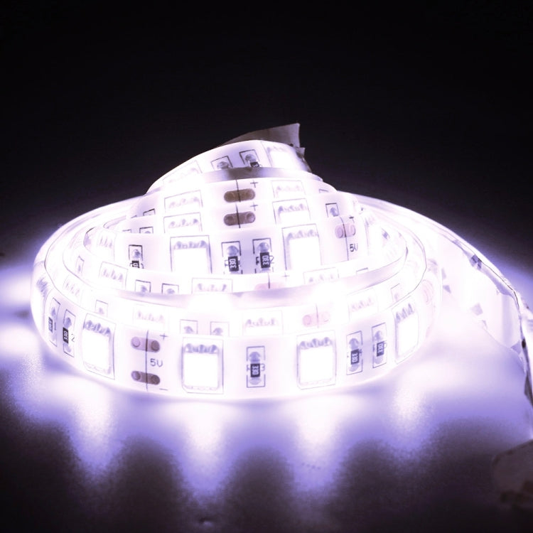 مقاوم للماء IP65 من الإيبوكسي مع 30 LED 5050 SMD وكابل مفتاح ممتد بطول 1 متر، العرض: 10 مم