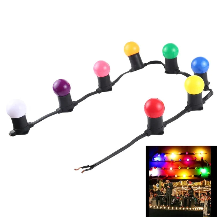 1م 2 واط E27 8 مصباح LED 2835 SMD إضاءة ديكور منزلي، تيار متردد 110 فولت، تيار متردد 110 فولت، تيار مستمر 12 فولت، تيار متردد 220 فولت