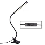 مصباح مكتب LED بقوة 8 واط قابل للطي وقابل للتعديل لحماية العين، نسخة قابلة للتوصيل عبر USB (أبيض)، نسخة قابلة للتوصيل عبر USB (أسود)