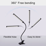LED Desk Lamp 8W Folding Adjustable Eye Protection Table Lamp, USB Plug-in Version, USB Plug-in Version(White), USB Plug-in Version(Black)