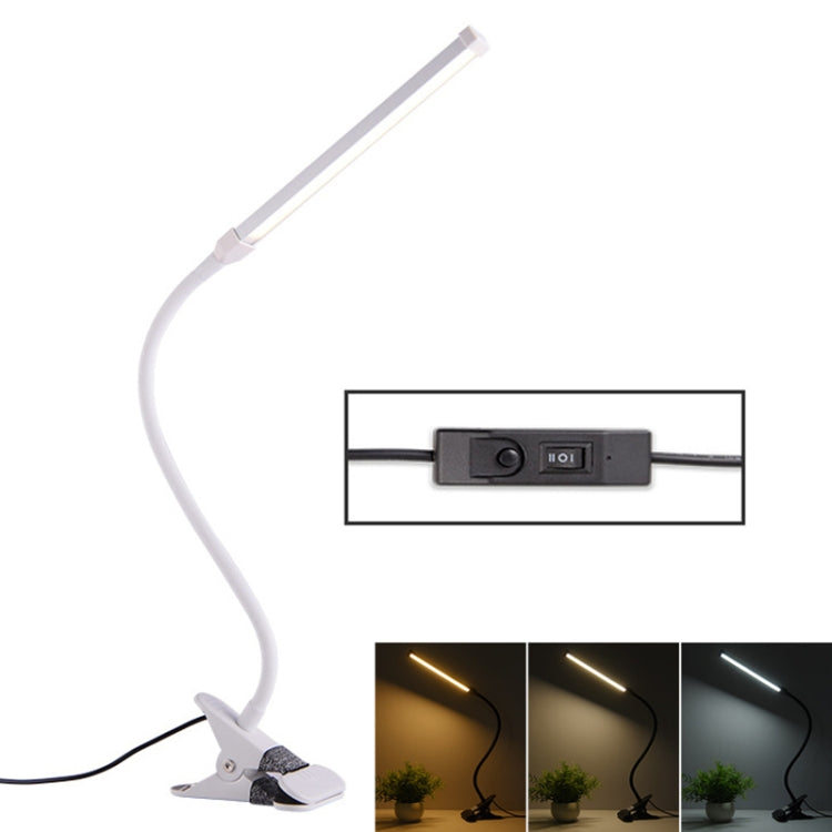 مصباح مكتب LED بقوة 8 واط قابل للطي وقابل للتعديل لحماية العين، نسخة قابلة للتوصيل عبر USB (أبيض)، نسخة قابلة للتوصيل عبر USB (أسود)