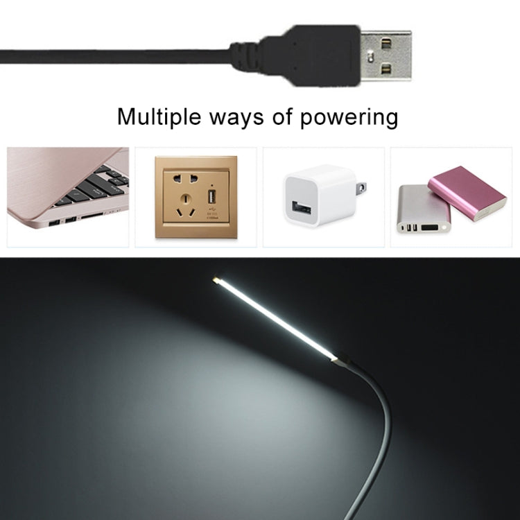 مصباح مكتب LED بقدرة 8 واط قابل للطي مع شحن USB وحماية للعين، إصدار شحن USB (أسود)، إصدار شحن USB (أبيض)