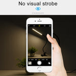 LED Desk Lamp 8W Folding Adjustable USB Charging Eye Protection Table Lamp, USB Charge Version, USB Charge Version(Black), USB Charge Version(White)
