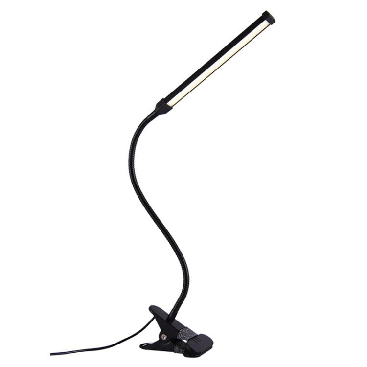 مصباح مكتب LED بقدرة 8 واط قابل للطي مع شحن USB وحماية للعين، إصدار شحن USB (أسود)، إصدار شحن USB (أبيض)