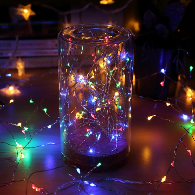مصباح ديكور مصباح الجنية 50 LED SMD 0603 مع صندوق بطاريات 3 × AA، 5 فولت تيار مستمر، 5 م ضوء أزرق، 5 م ضوء ملون، 5 م ضوء وردي، 5 م ضوء أخضر، 5 م ضوء بنفسجي، 5 م ضوء أحمر، 5 م ضوء أبيض، 5 م ضوء أبيض دافئ، 5 م ضوء أصفر