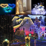 مصباح ديكور مصباح الجنية 50 LED SMD 0603 مع صندوق بطاريات 3 × AA، 5 فولت تيار مستمر، 5 م ضوء أزرق، 5 م ضوء ملون، 5 م ضوء وردي، 5 م ضوء أخضر، 5 م ضوء بنفسجي، 5 م ضوء أحمر، 5 م ضوء أبيض، 5 م ضوء أبيض دافئ، 5 م ضوء أصفر