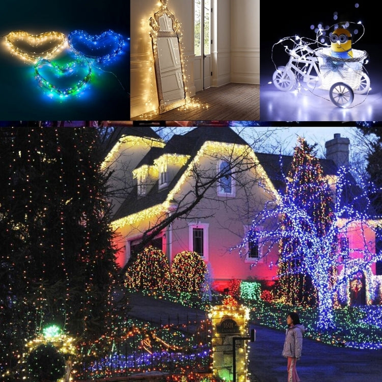 مصباح ديكور مصباح الجنية 50 LED SMD 0603 مع صندوق بطاريات 3 × AA، 5 فولت تيار مستمر، 5 م ضوء أزرق، 5 م ضوء ملون، 5 م ضوء وردي، 5 م ضوء أخضر، 5 م ضوء بنفسجي، 5 م ضوء أحمر، 5 م ضوء أبيض، 5 م ضوء أبيض دافئ، 5 م ضوء أصفر