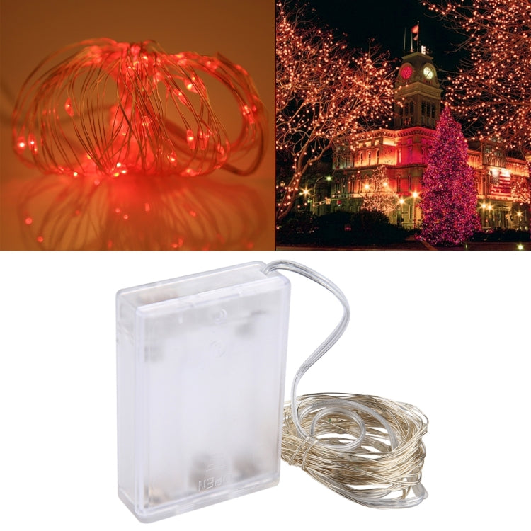 مصباح ديكور مصباح الجنية 50 LED SMD 0603 مع صندوق بطاريات 3 × AA، 5 فولت تيار مستمر، 5 م ضوء أزرق، 5 م ضوء ملون، 5 م ضوء وردي، 5 م ضوء أخضر، 5 م ضوء بنفسجي، 5 م ضوء أحمر، 5 م ضوء أبيض، 5 م ضوء أبيض دافئ، 5 م ضوء أصفر