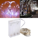 مصباح ديكور مصباح الجنية 50 LED SMD 0603 مع صندوق بطاريات 3 × AA، 5 فولت تيار مستمر، 5 م ضوء أزرق، 5 م ضوء ملون، 5 م ضوء وردي، 5 م ضوء أخضر، 5 م ضوء بنفسجي، 5 م ضوء أحمر، 5 م ضوء أبيض، 5 م ضوء أبيض دافئ، 5 م ضوء أصفر
