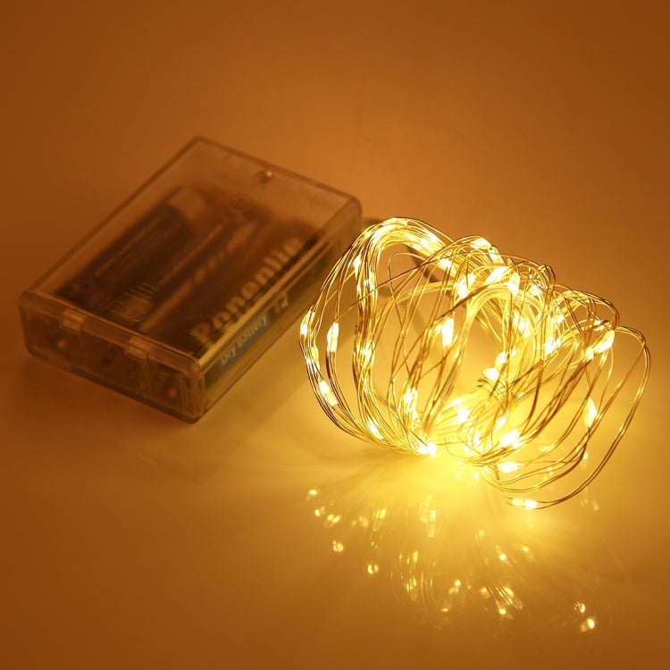 مصباح ديكور مصباح الجنية 50 LED SMD 0603 مع صندوق بطاريات 3 × AA، 5 فولت تيار مستمر، 5 م ضوء أزرق، 5 م ضوء ملون، 5 م ضوء وردي، 5 م ضوء أخضر، 5 م ضوء بنفسجي، 5 م ضوء أحمر، 5 م ضوء أبيض، 5 م ضوء أبيض دافئ، 5 م ضوء أصفر
