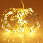 مصباح ديكور مصباح الجنية 50 LED SMD 0603 مع صندوق بطاريات 3 × AA، 5 فولت تيار مستمر، 5 م ضوء أزرق، 5 م ضوء ملون، 5 م ضوء وردي، 5 م ضوء أخضر، 5 م ضوء بنفسجي، 5 م ضوء أحمر، 5 م ضوء أبيض، 5 م ضوء أبيض دافئ، 5 م ضوء أصفر