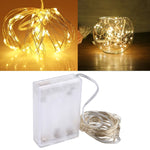 مصباح ديكور مصباح الجنية 50 LED SMD 0603 مع صندوق بطاريات 3 × AA، 5 فولت تيار مستمر، 5 م ضوء أزرق، 5 م ضوء ملون، 5 م ضوء وردي، 5 م ضوء أخضر، 5 م ضوء بنفسجي، 5 م ضوء أحمر، 5 م ضوء أبيض، 5 م ضوء أبيض دافئ، 5 م ضوء أصفر