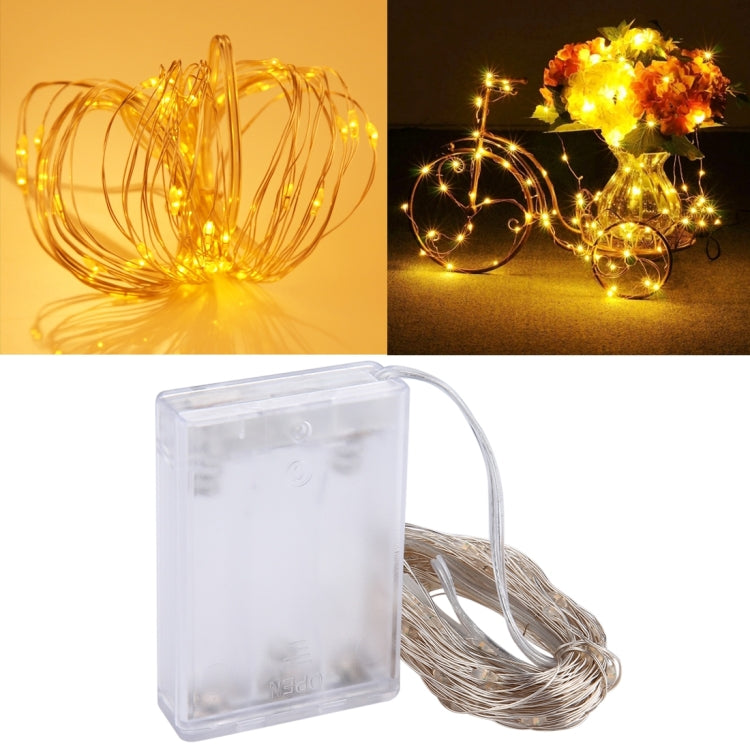 100 LEDs SMD 06033 x AA Batteries Box Fairy Lamp Decorative Light, DC 5V, 10m Red Light, 10m White Light, 10m Warm White, 10m Yellow Light, 10m Blue Light, 10m Colorful Light, 10m Pink Light, 10m Green Light, 10m Purple Light