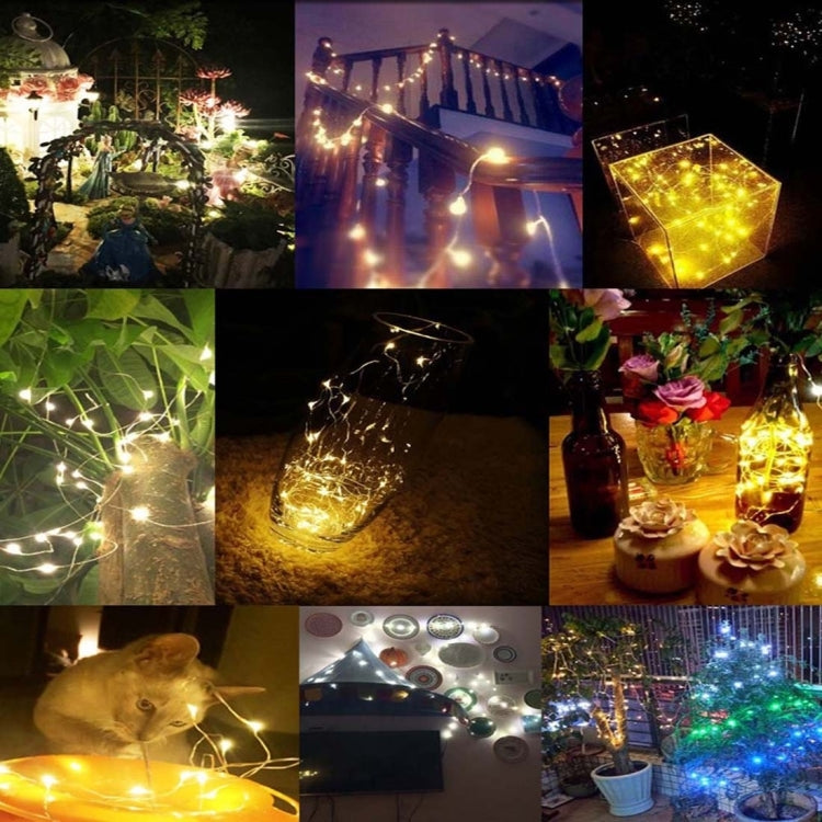 مصباح زينة 100 مصباح LED SMD 0603، 10 أمتار ضوء ملون، 10 أمتار ضوء أبيض، 10 أمتار ضوء أبيض دافئ