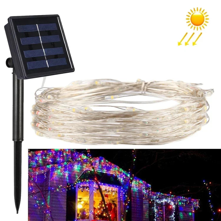 مصباح زينة 100 مصباح LED SMD 0603، 20 متر ضوء ملون