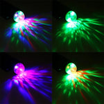 مصباح كرة سحرية LED RGB USB بقوة 4 واط مع محول مايكرو USB