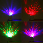 مصباح كرة سحرية LED RGB USB بقوة 4 واط مع محول 8 دبابيس