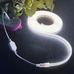 شريط إضاءة 10 أمتار SMD 2835 مع 1200 LED، AC 220V-240V، قابس الاتحاد الأوروبي، 10 أمتار
