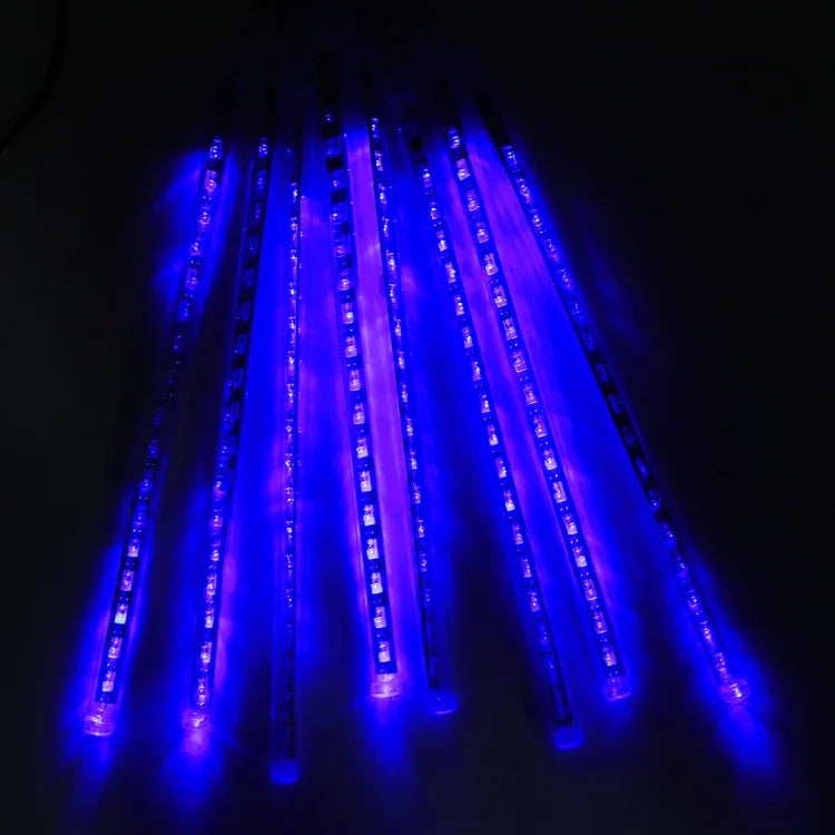 إضاءة زخرفية LED، قطر الأنبوب: 1.2 سم، تيار متردد 100-240 فولت، قابس أمريكي وأوروبي اختياري، 8 قطع 50 سم/أزرق، 8 قطع 50 سم/ملون، 8 قطع 50 سم/أبيض