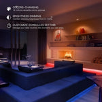شريط إضاءة LED ذكي قابل للتحكم عن بعد عبر تطبيق WiFi من Xiaomi Youpin Yeelight، الطول: 1 متر