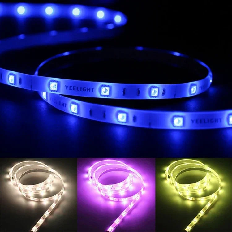 شريط إضاءة LED ذكي قابل للتحكم عن بعد عبر تطبيق WiFi من Xiaomi Youpin Yeelight، الطول: 1 متر