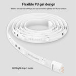 شريط إضاءة LED ذكي قابل للتحكم عن بعد عبر تطبيق WiFi من Xiaomi Youpin Yeelight، الطول: 1 متر