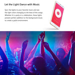 شريط إضاءة LED ذكي قابل للتحكم عن بعد عبر تطبيق WiFi من Xiaomi Youpin Yeelight، الطول: 1 متر
