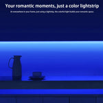 شريط إضاءة LED ذكي قابل للتحكم عن بعد عبر تطبيق WiFi من Xiaomi Youpin Yeelight، الطول: 1 متر
