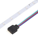 شريط إضاءة LED RGB 2835 SMD بدون غلاف، 60 مصباح LED/متر، الطول: 5 متر، 12 فولت 2 أمبير 100-240 فولت، مع جهاز تحكم عن بعد بـ 44 مفتاح