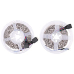 2 قطع لوحة عارية 5050 SMD RGB LED حبل إضاءة، 30 LED/م، الطول: 5م، 12 فولت 2 أمبير 100-240 فولت، مع جهاز تحكم Doodle بـ 24 مفتاح، 5050 SMD RGB LED، 5م × 2
