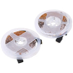 2 قطع لوحة عارية 5050 SMD RGB LED حبل إضاءة، 30 LED/م، الطول: 5م، 12 فولت 2 أمبير 100-240 فولت، مع جهاز تحكم Doodle بـ 24 مفتاح، 5050 SMD RGB LED، 5م × 2
